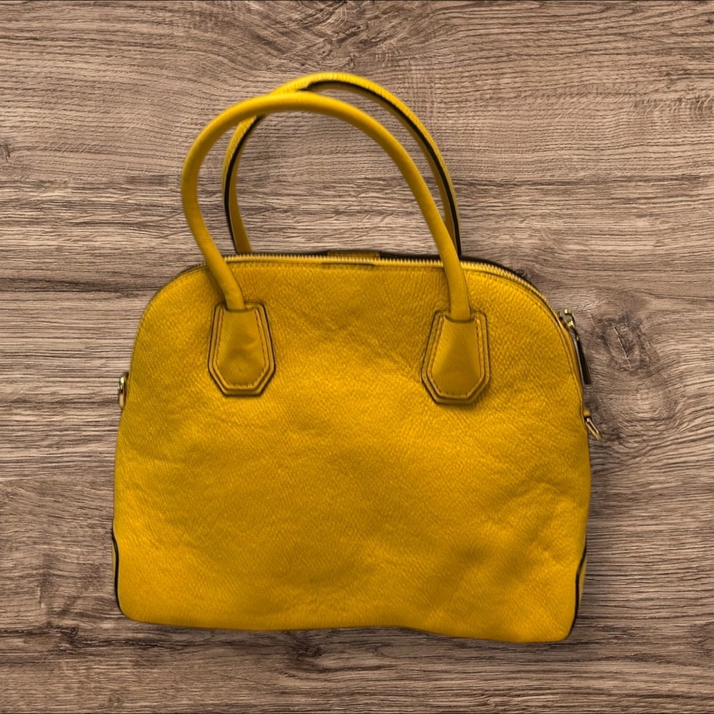 Michael Kors Yellow Satchel Bag - Picture 2 of 13
